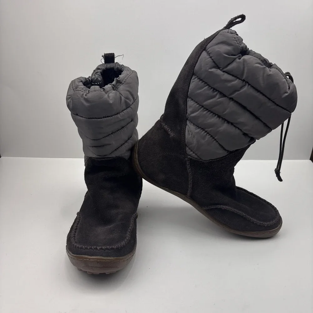 Columbia Minx Moccasin Women's US 7 Brown Waterproof Winter Boots BL1559-231